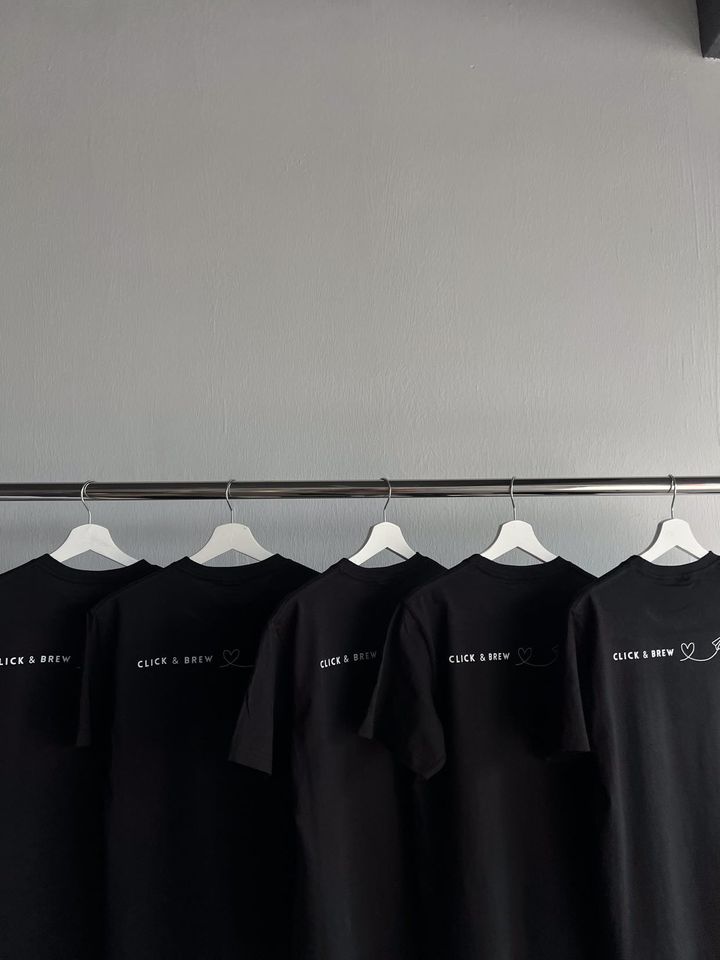 Paperplane x Click & Brew T-shirt and Tote bag