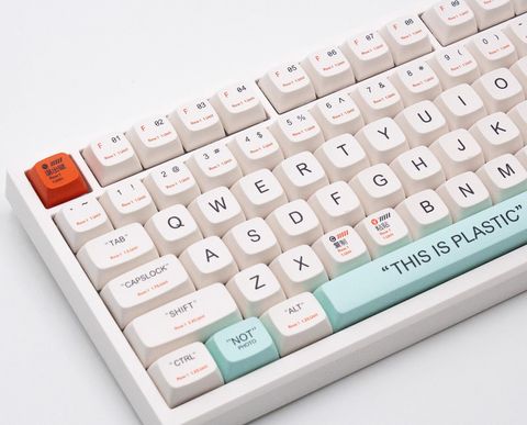 "PLASTIC" XDA PBT Keycap