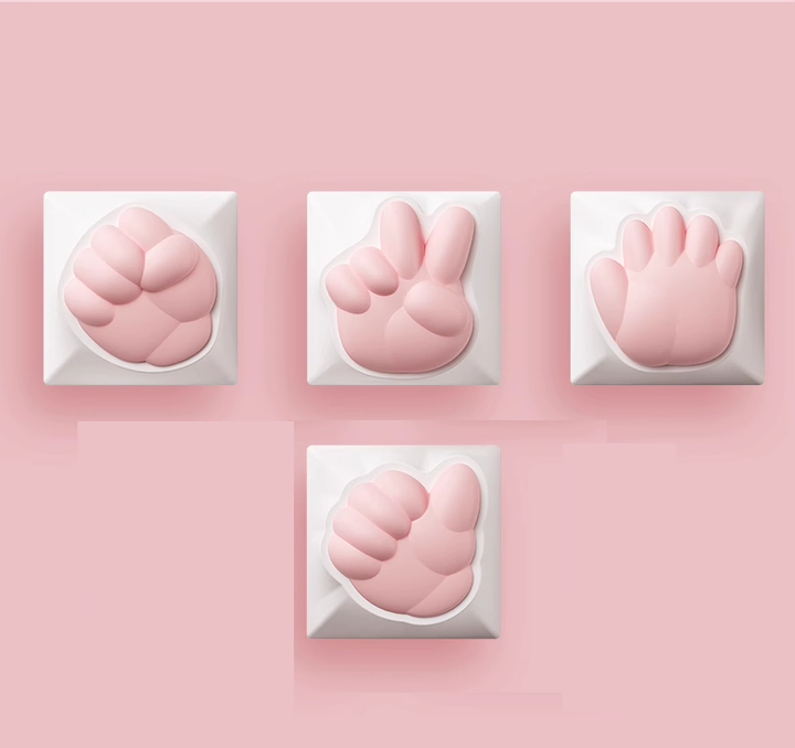Rock Paper Scissors Artisan Keycap
