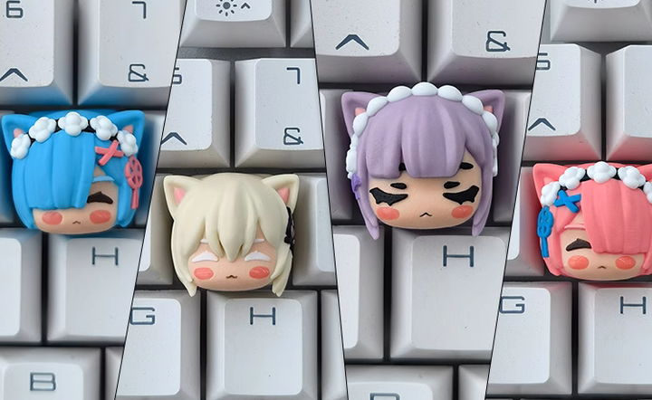 Re:Zero artisan keycap