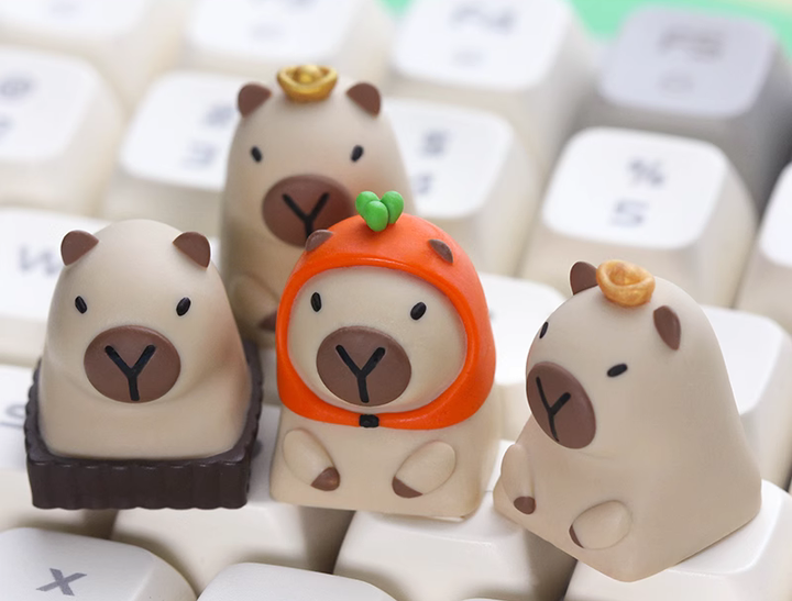 Capybara artisan keycap