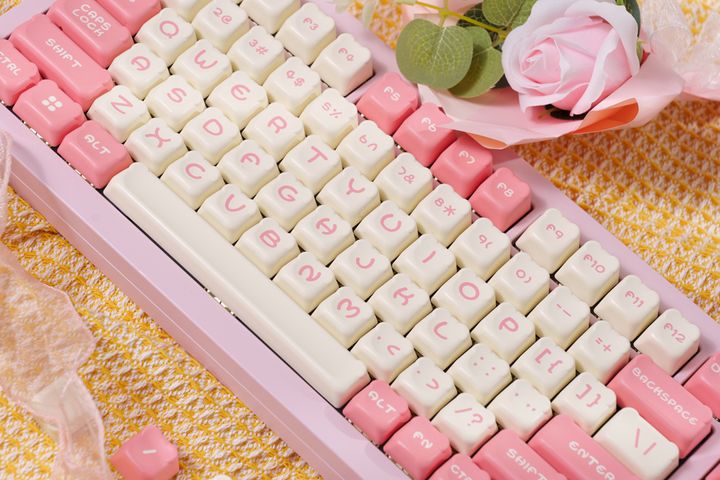 Akko Sakura Bear Keycap Set