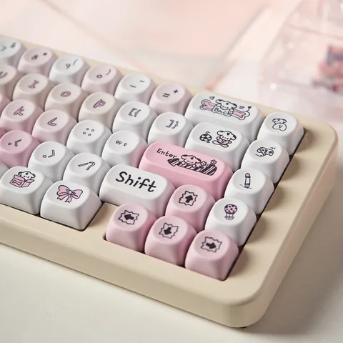 Polka Dog MOA PBT Keycap