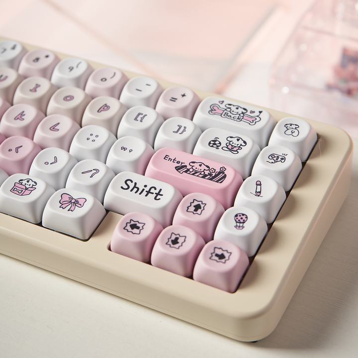 Polka Dog MOA PBT Keycap