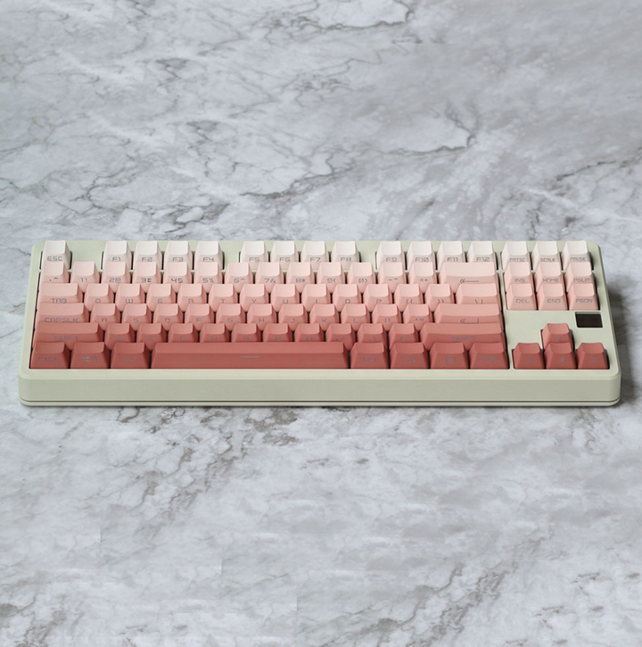 Gradient Spring Sakura Shine Through OEM PBT Keycap