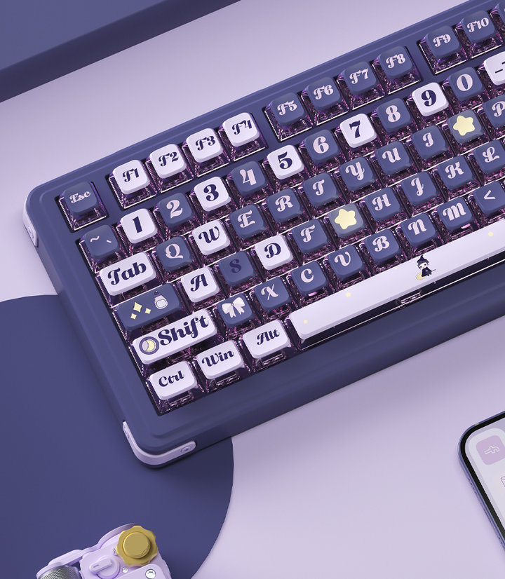 Purple Witch ASA PBT Keycap