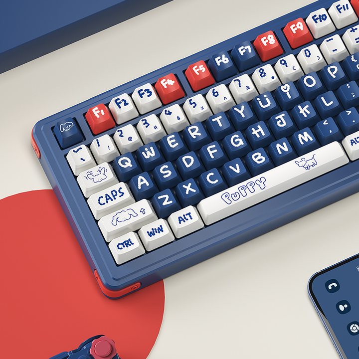 Paw Print Cherry PBT Keycap