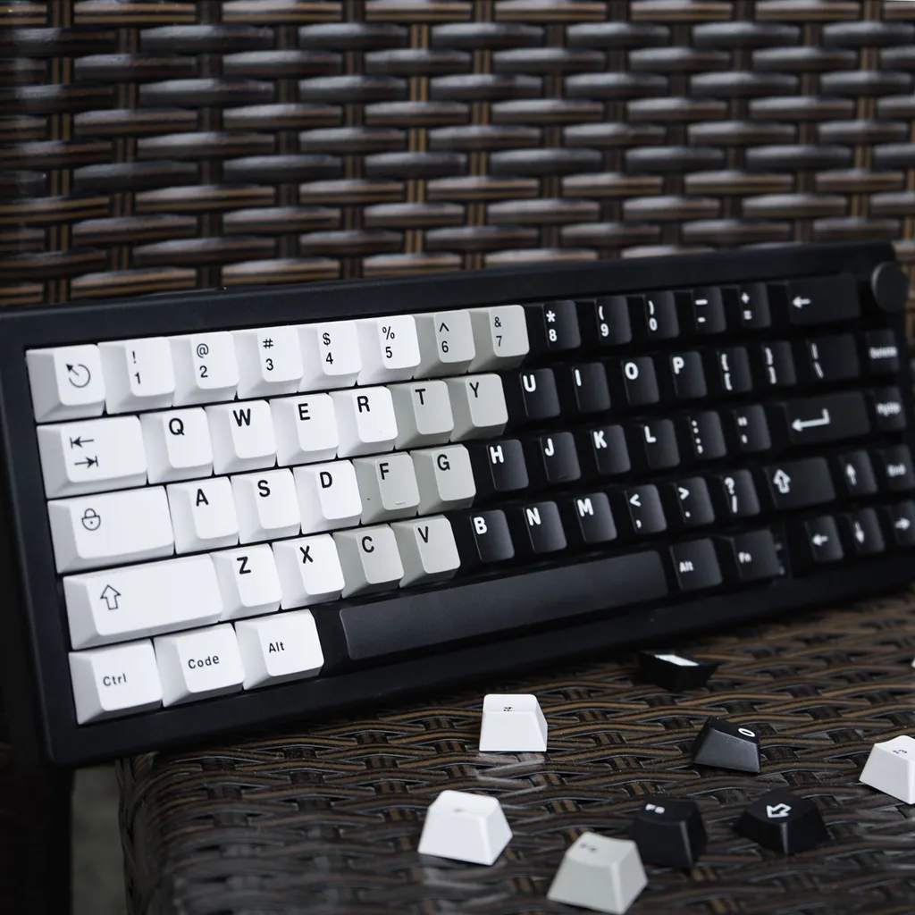 Icon White to Black OEM Gradient Keycap