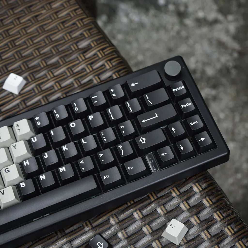 Icon White to Black OEM Gradient Keycap