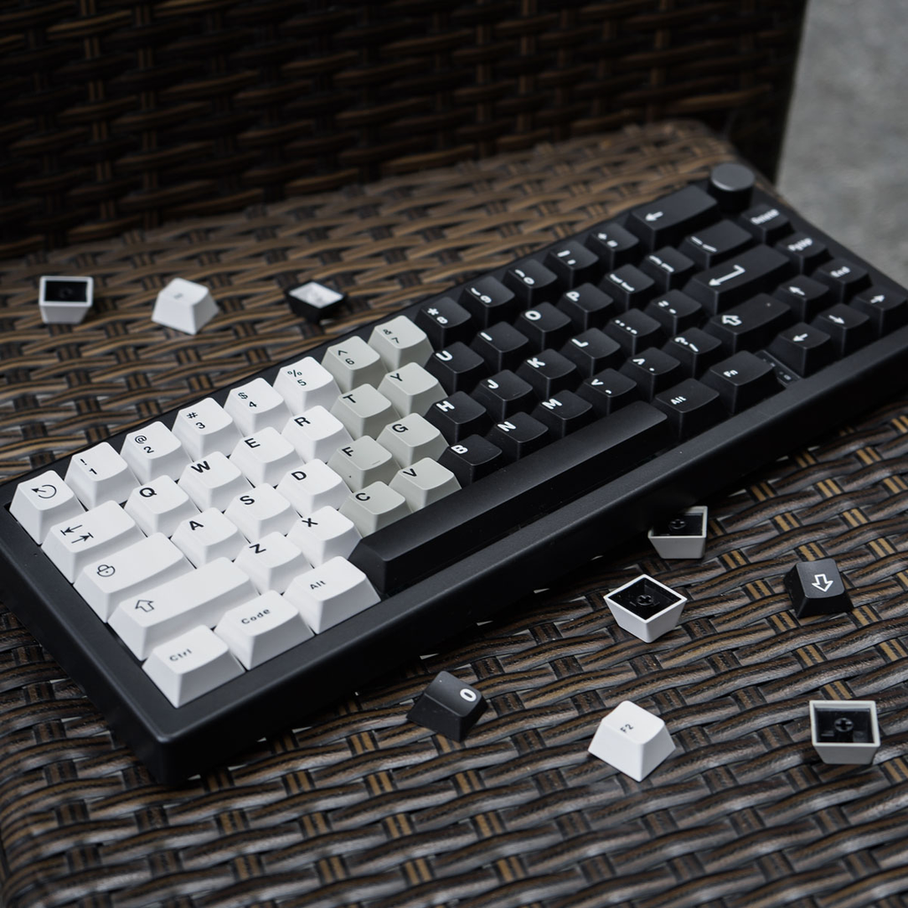 Icon White to Black OEM Gradient Keycap