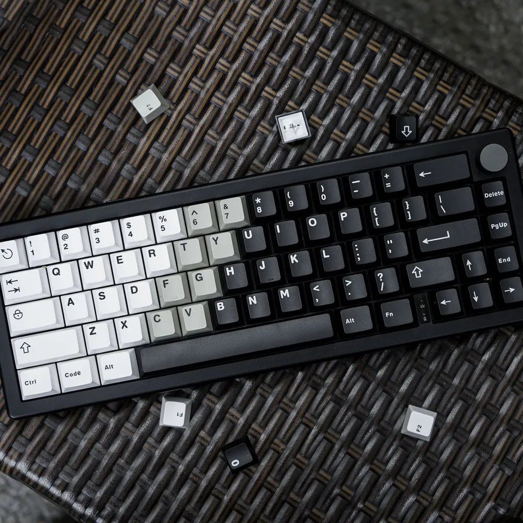 Icon White to Black OEM Gradient Keycap