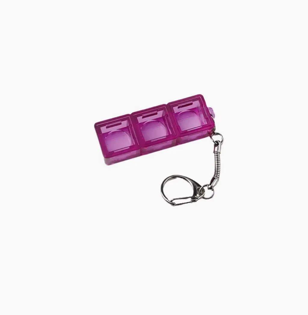 Switch-on-a-keychain - 3 keys purple