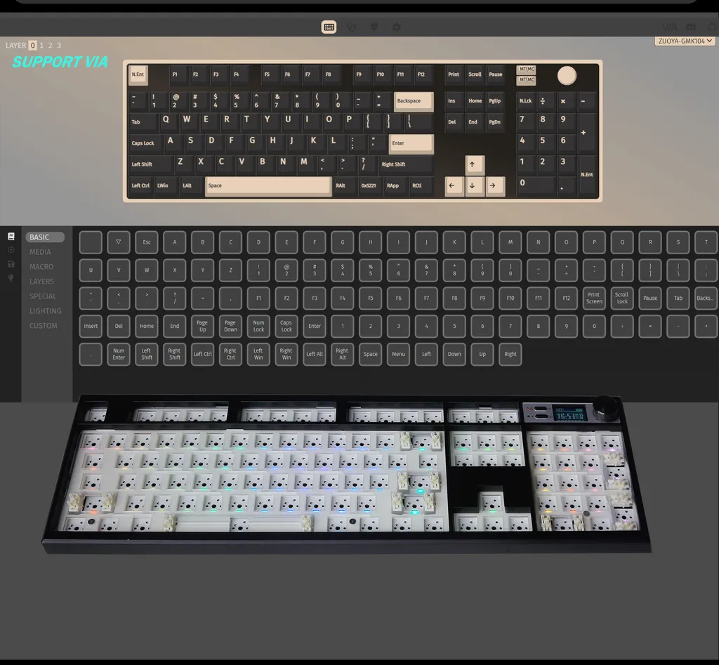 GMK104 mechanical keyboard5
