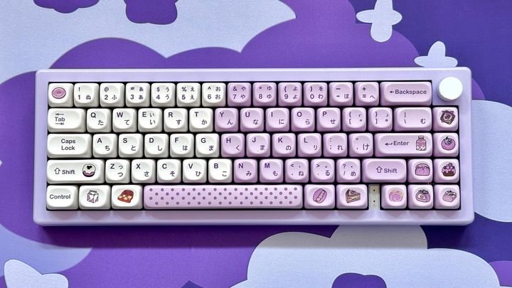 Taro Boba keycap1