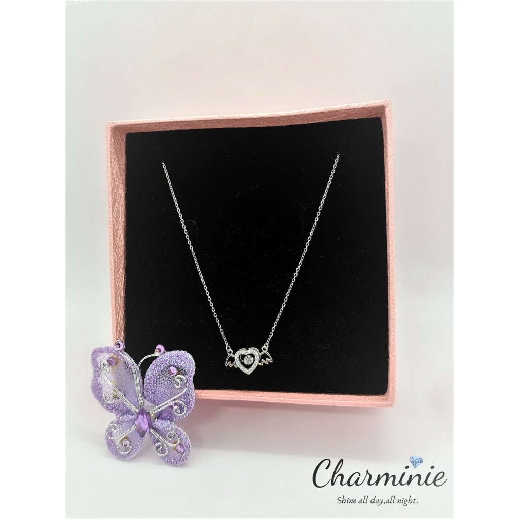 Pure Silver 925 Dancing Stone Love 