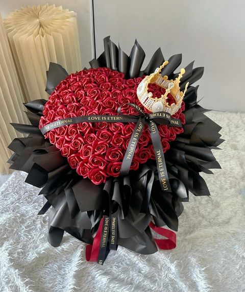 Soap Roses Bouquet (Red)