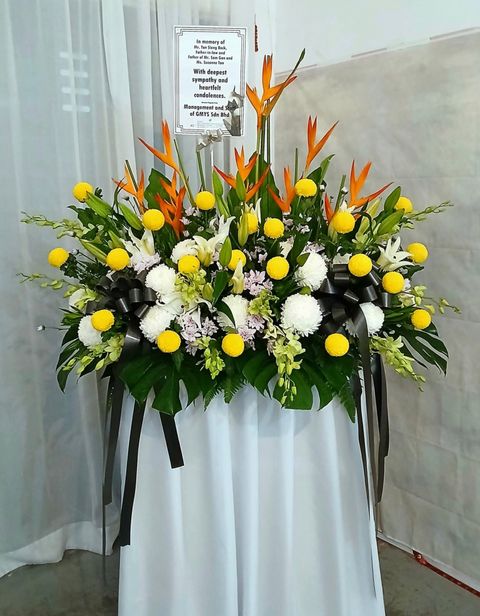 Condolences Flower Stand 73
