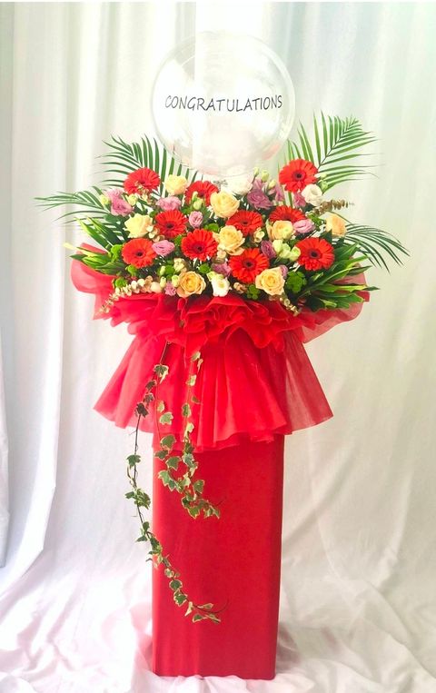 Balloon Opening Flower Stand 38