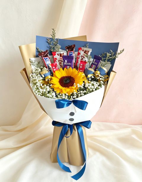 Sunflower Chocolate Bouquet