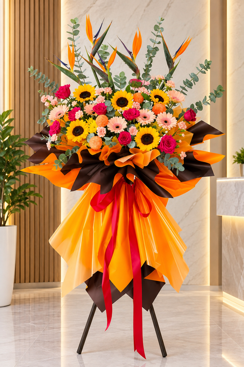 Sunshine Grand Opening Flower Stand