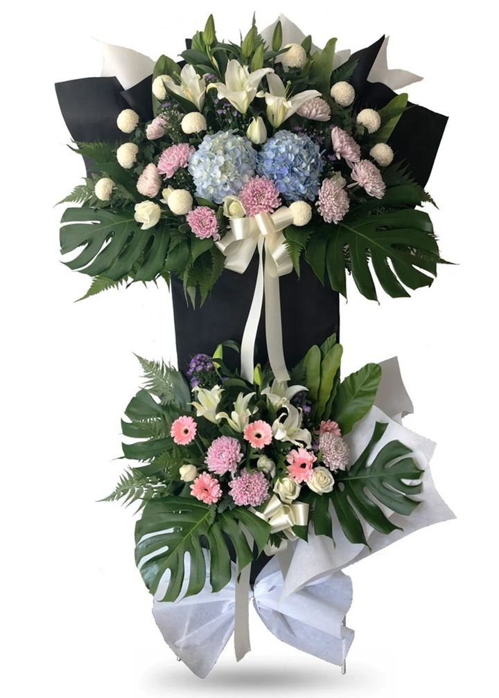 2 Tier Condolences Flower stand 02