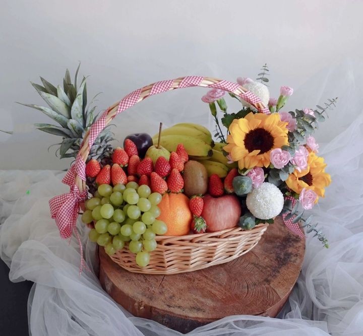 Fruits Flower Basket 03