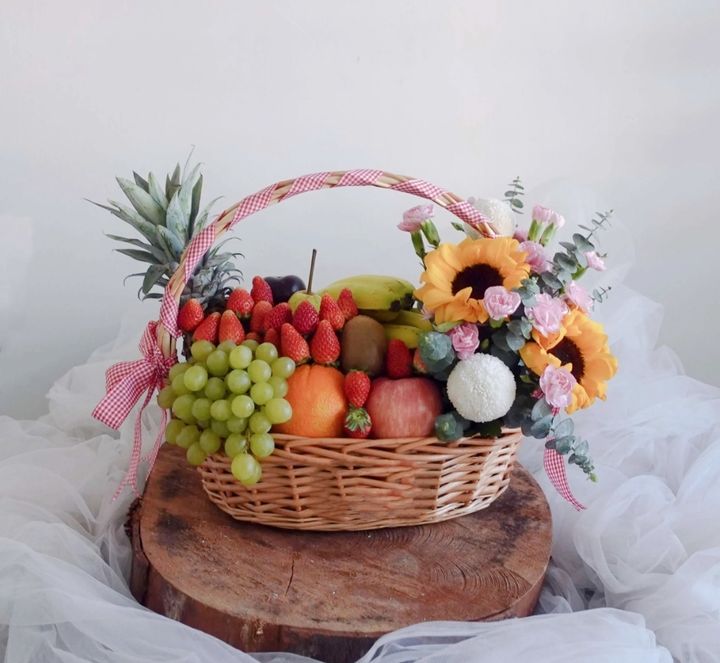 Fruits Flower Basket 03