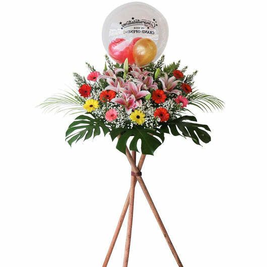 Lily Opening Flower Stand 92