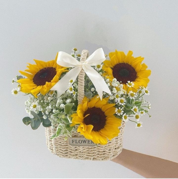 Sunflower Basket 03