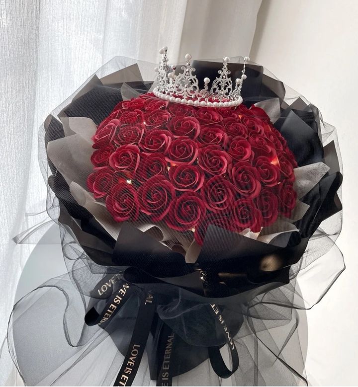 Soap Roses Bouquet 05 (52 stalks)