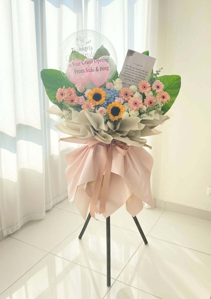 Balloon Opening Flower Stand 109