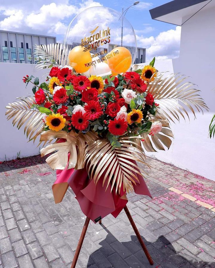 Balloon Opening Flower Stand 45