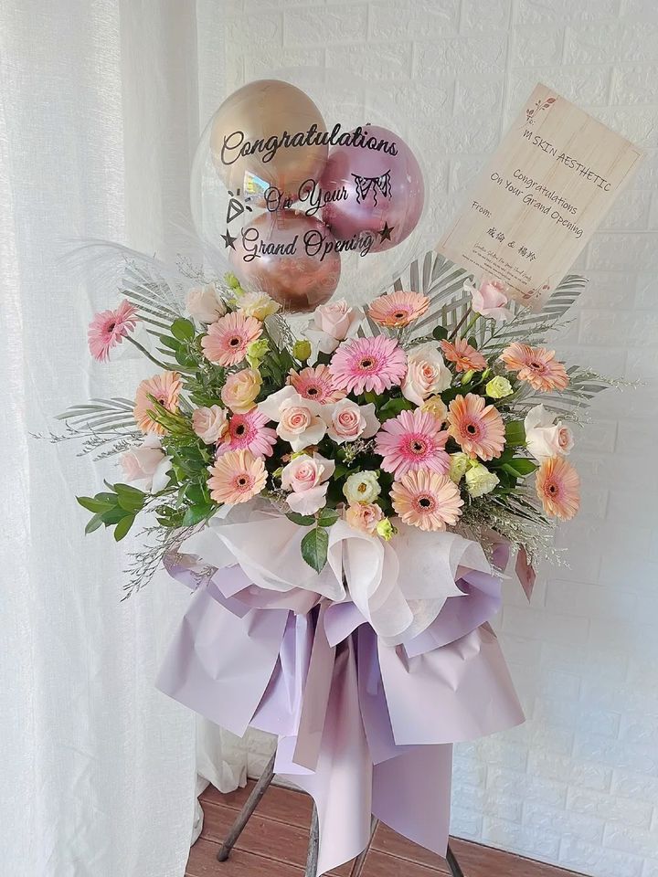 Balloon Opening Flower Stand 79