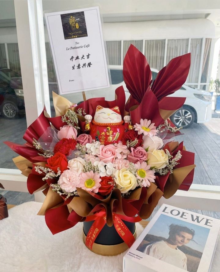 Opening Flower Boxes 仿真开张花 02