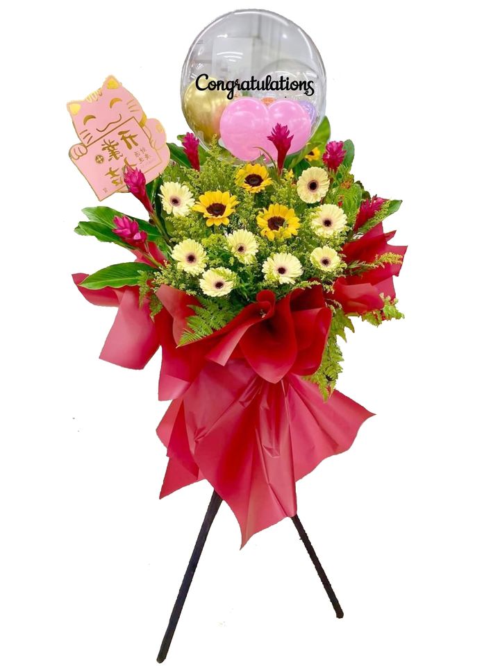 Balloon Opening Flower Stand 82