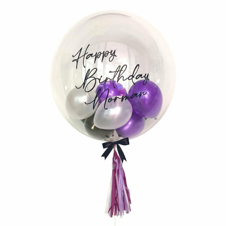Helium Balloon Purple