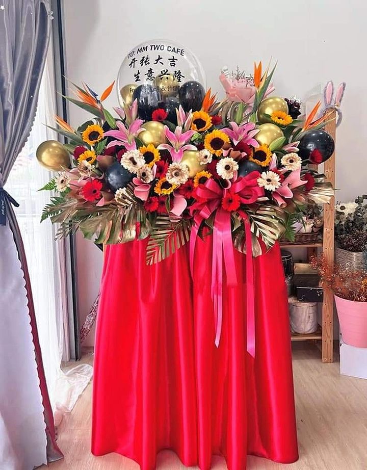 Balloon Opening Flower Stand 107