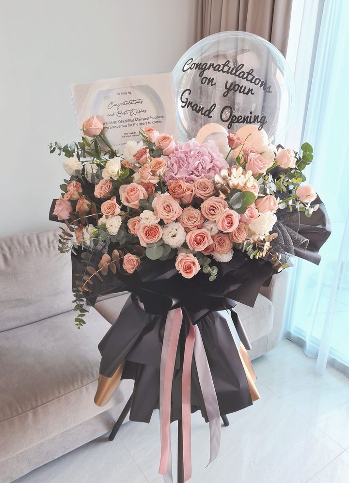 Balloon Opening Flower Stand 23