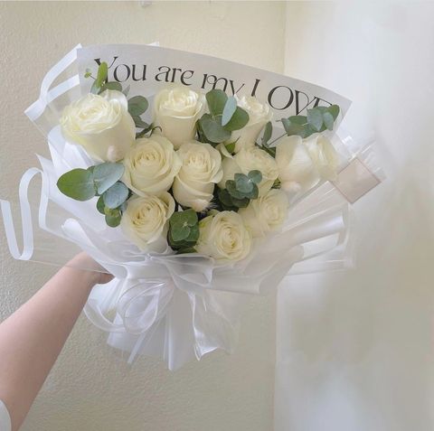 White Roses Bouquet