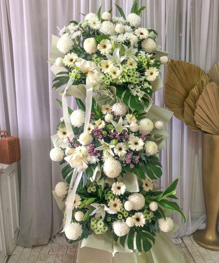 3 Tier Condolences Flower Stand (Only Johor Bahru)