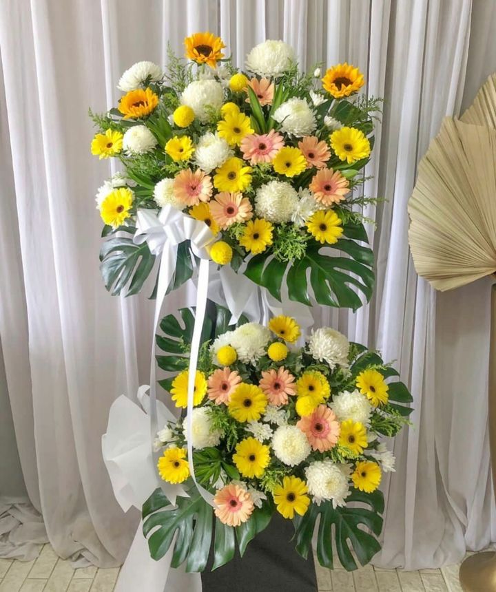2 Tier Condolence Flower Stand