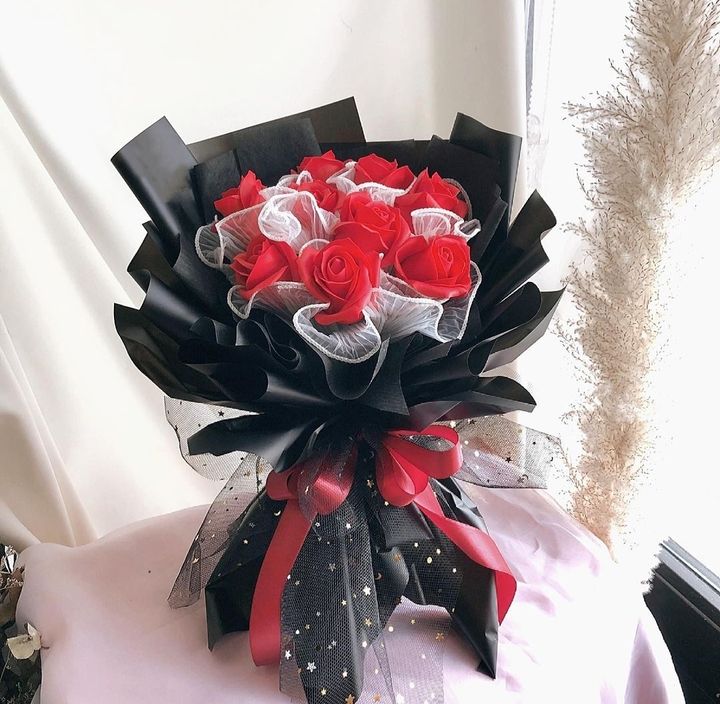 Soap roses bouquet