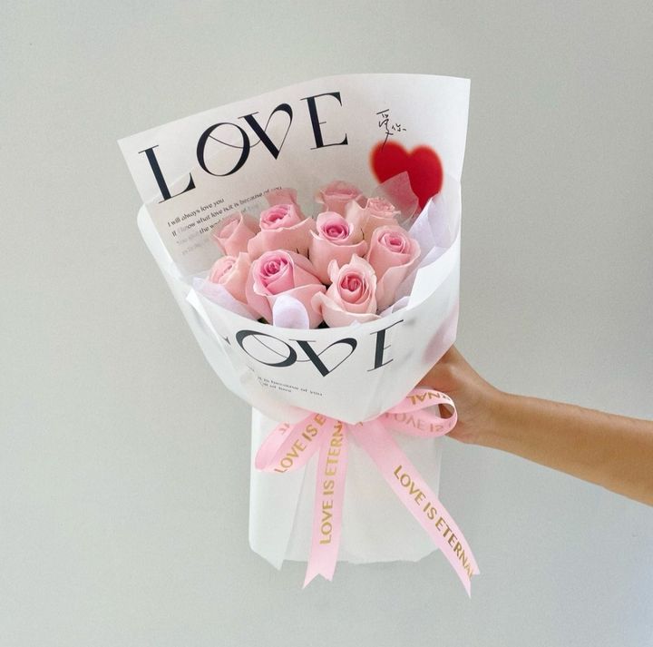 Pink Roses Bouquet 06