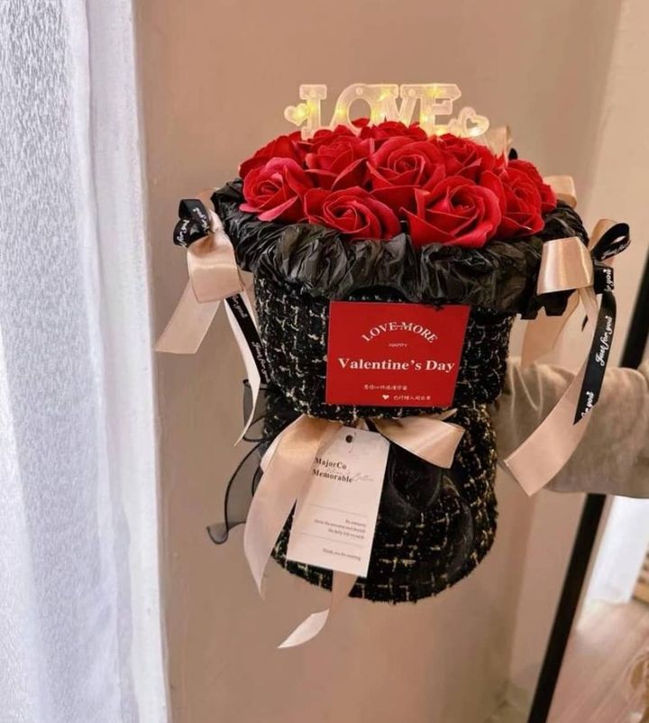 Love Rose Bouquet (Soap Flower)
