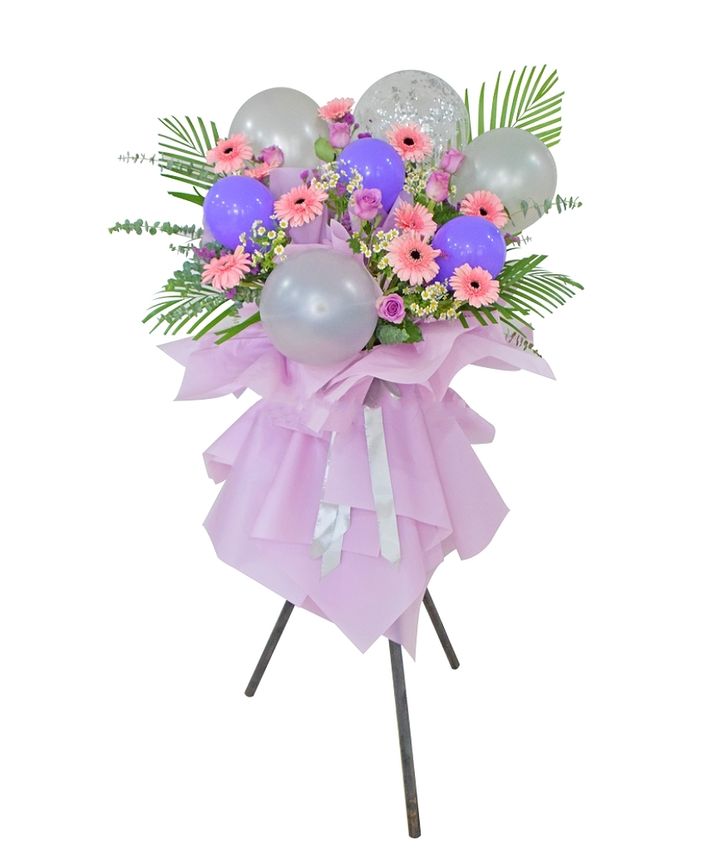 Balloon Opening Flower Stand 08