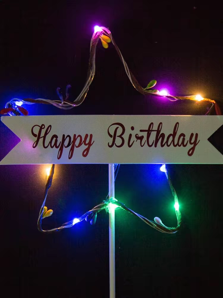 Led Birthday Plate