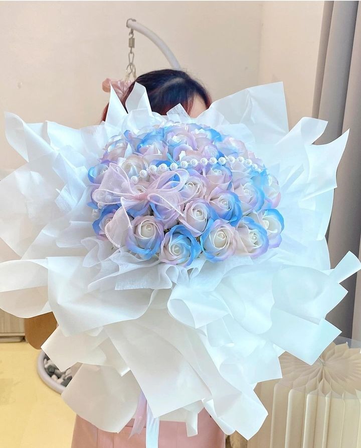Soap Flower Bouquet ( 33 stalks)