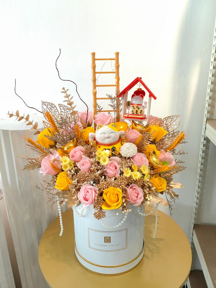Artificial Opening Flower 11  (Johor Bahru Only)