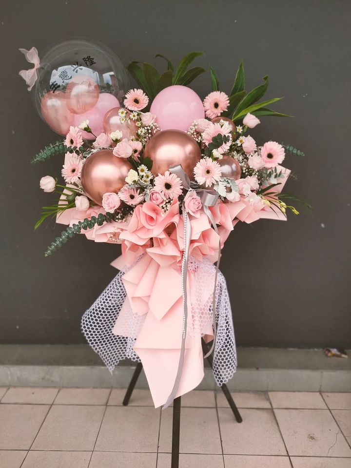 Balloon Opening Flower Stand 29