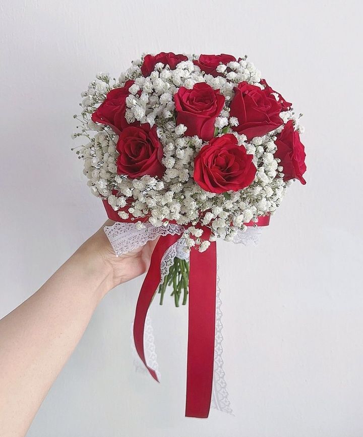 Red Roses Bridal Bouquet